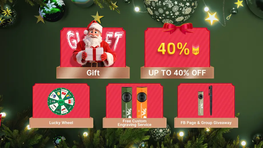 Shine Bright This Christmas with Olight, Up To 40% OFF&Free Gifts