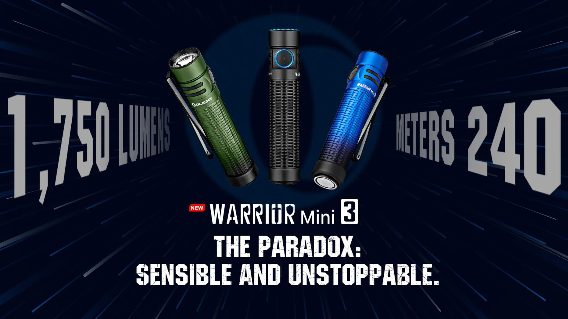  Warrior Mini 3 EDC Torch - The Paradox: Sensible And Unstoppable