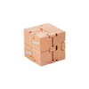Olight rose gold metal infinity cube fidget toy for stress and anxiety relief.